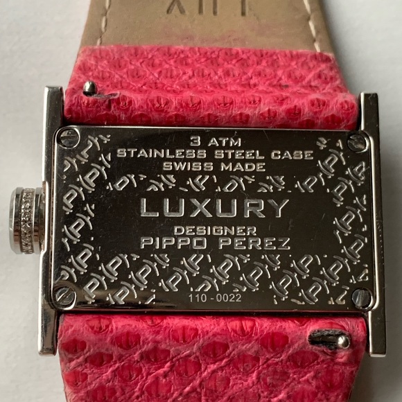 Pippo Perez Diamond watch pink leather women’s main image 9